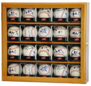 20 Baseball Acrylic Cubes Display Case Cabinet - sfDisplay.com