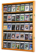 35 Graded Sport/Collectible Trading Card Display Case Cabinet - sfDisplay.com