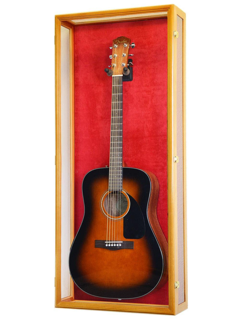 Clear Viewing Guitar Display Case Cabinet (for Electric or Acoustic) - sfDisplay.com