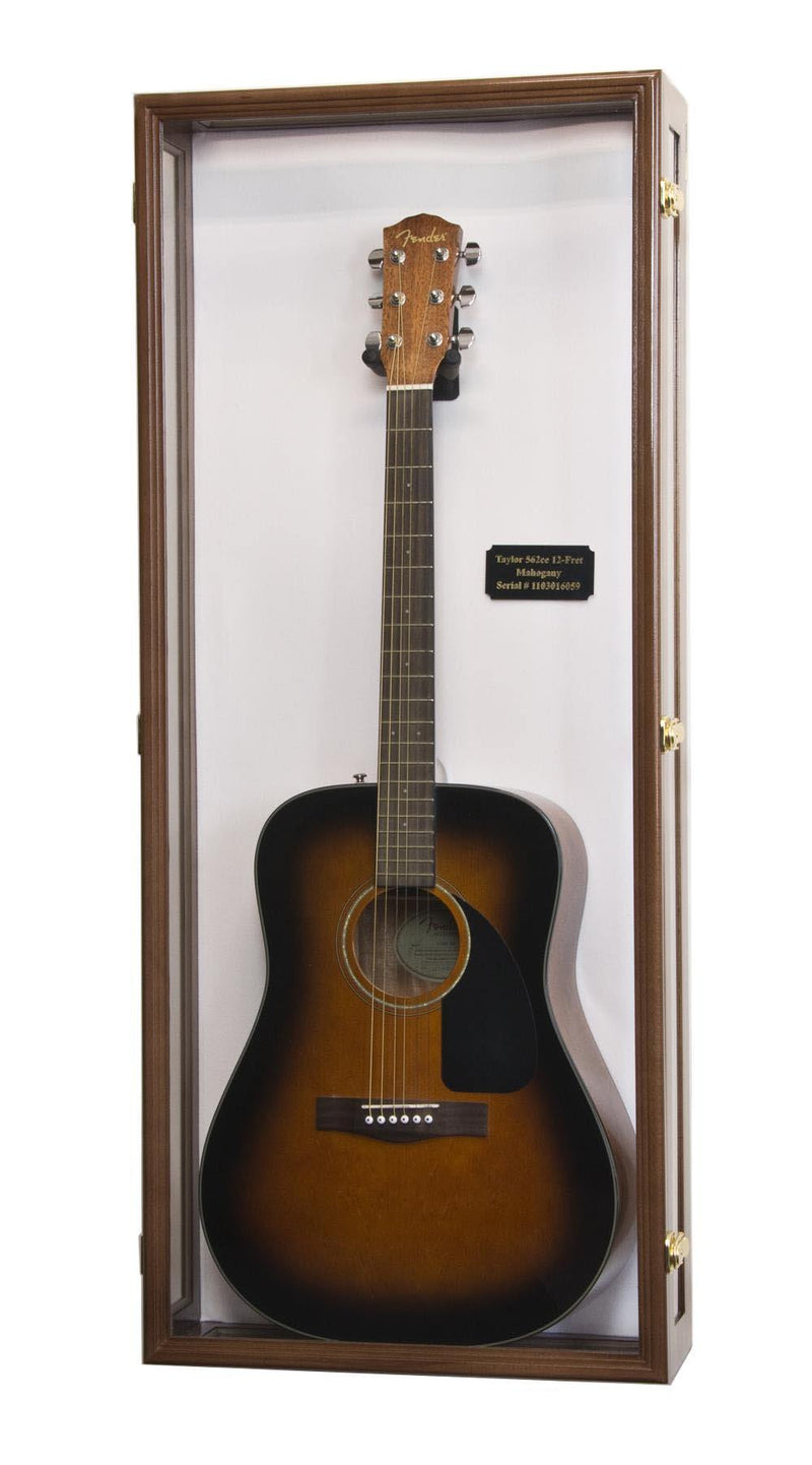 Clear Viewing Guitar Display Case Cabinet (for Electric or Acoustic) - sfDisplay.com