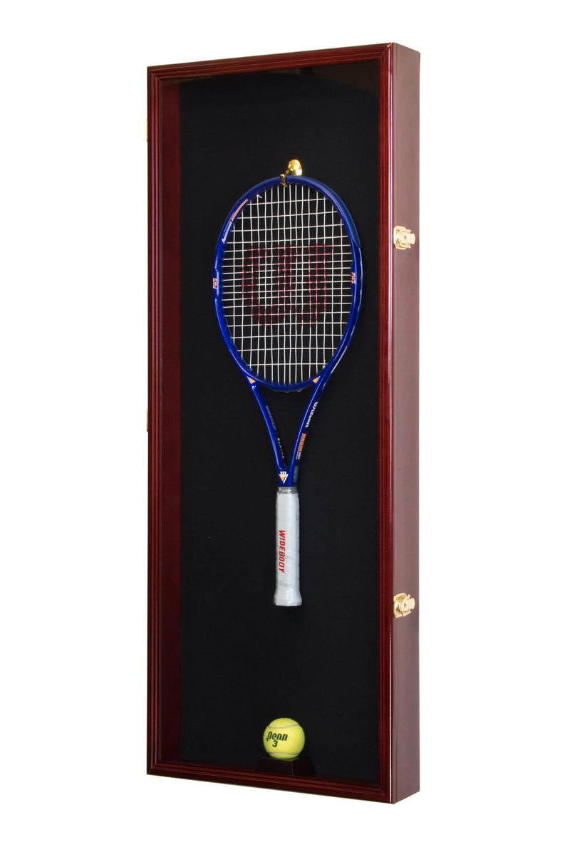 Tennis Racket and Ball Display Case Cabinet - sfDisplay.com