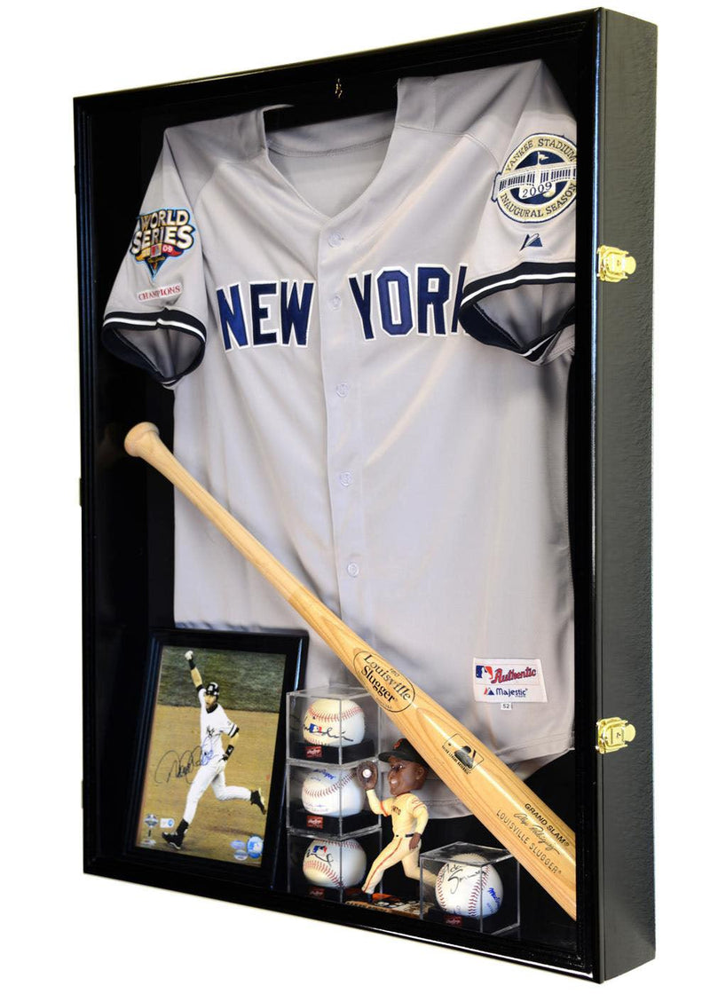 Extra Deep Jacket, Uniform, Jersey Shadowbox Display Case Cabinet - sfDisplay.com