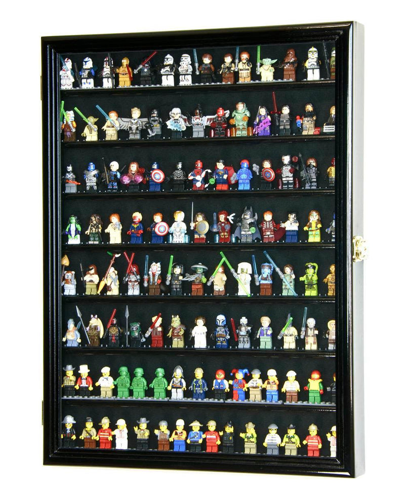 Large 110+ Mini Figures/ Miniatures / Figurines Display Case Cabinet - sfDisplay.com